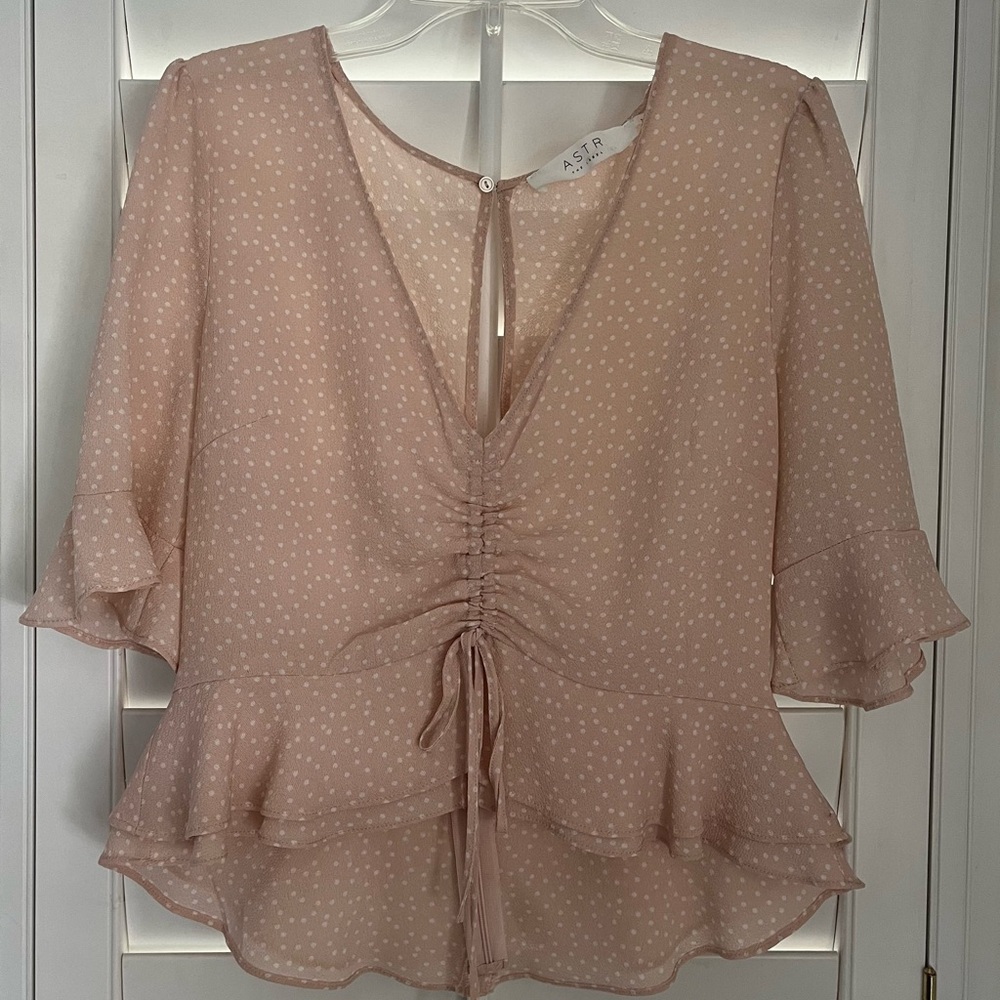 ASTR - the label - Medium pale pink blouse